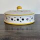 Vintage perforated ceramic box Arlux Belgium – 1960s/70s