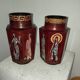 Paire de vases laque Vietnam années 50