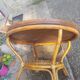 Round garden coffee table