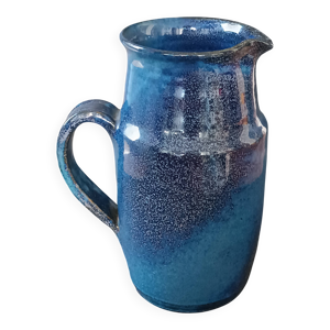 Pichet en grès bleu