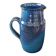 Blue stoneware jug La Combe du Lac Lamoura