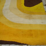 Holland rug 1970 space age pop modernist vintage 200 cm x 300 cm