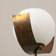 Vintage Italian Copper and Opaline Chandelier, 1970s