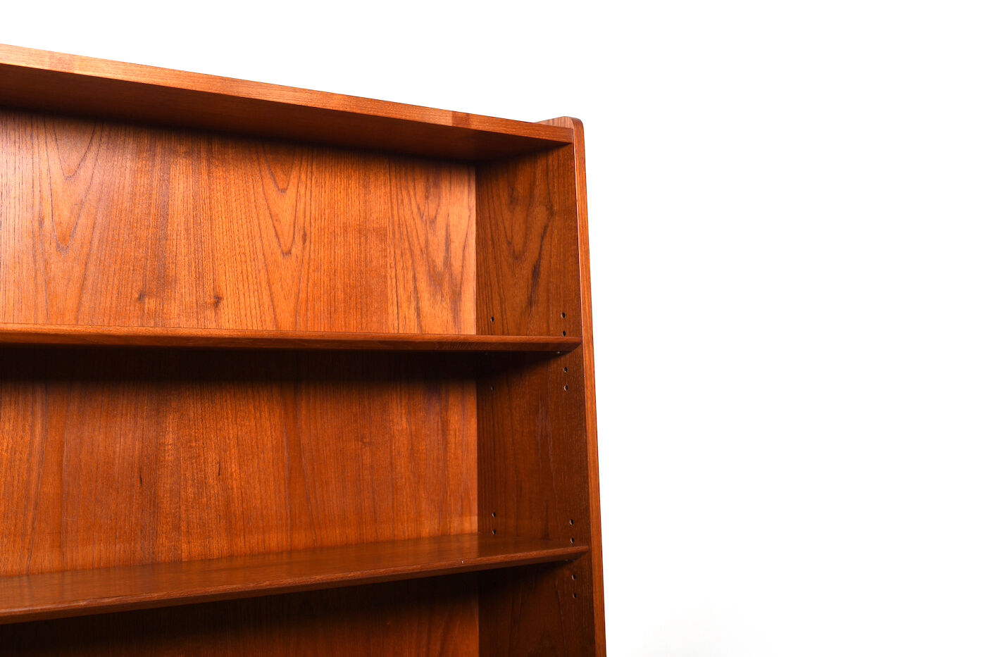 Pair conical Danish Bookcases in Teak by Johannes Sorth