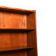Pair conical Danish Bookcases in Teak by Johannes Sorth