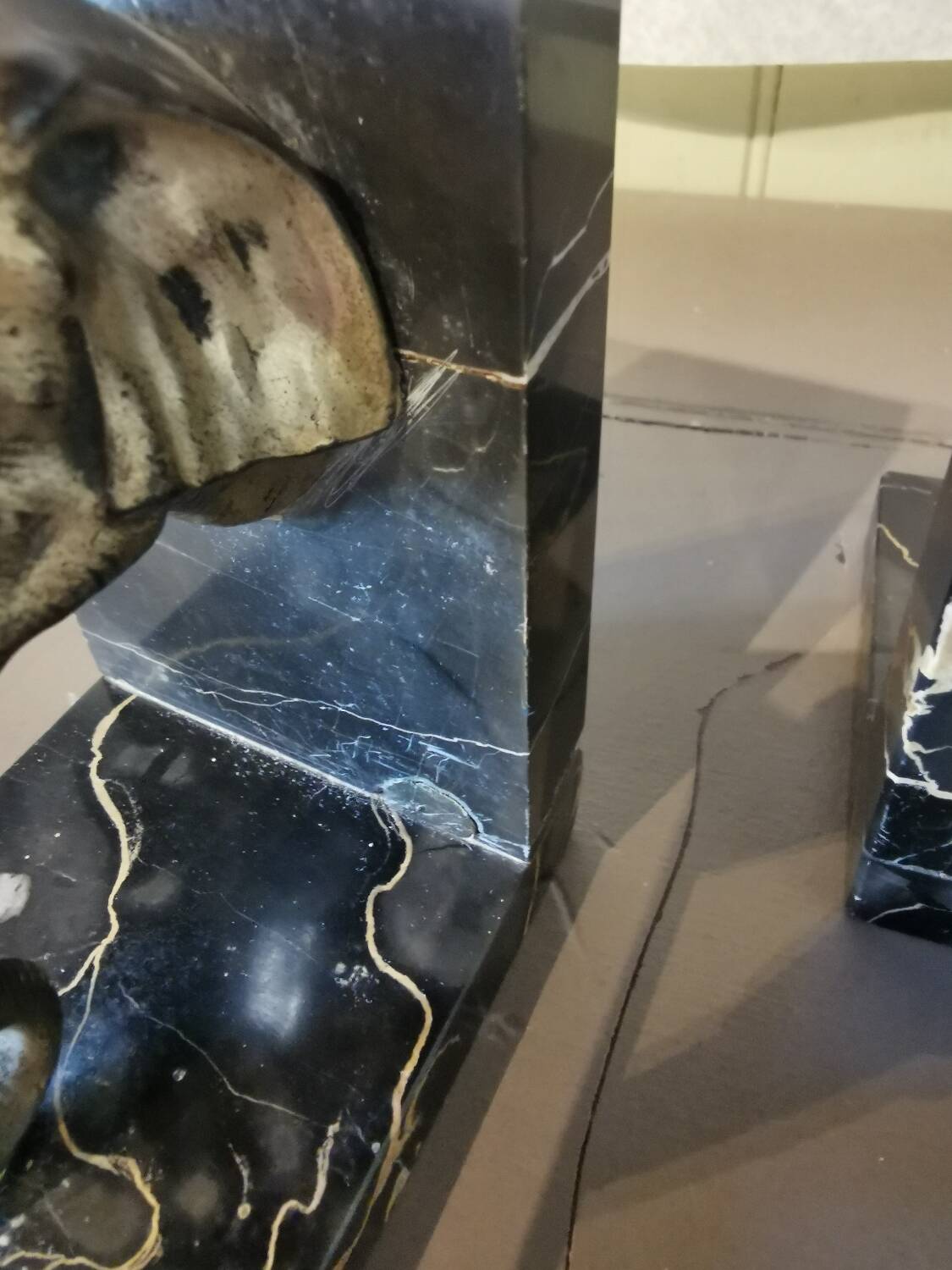 Art Deco Elephant Bookends