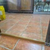 Golden patinated art deco mirror - 160x76cm