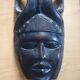 African ceremonial mask in handmade ebony wood