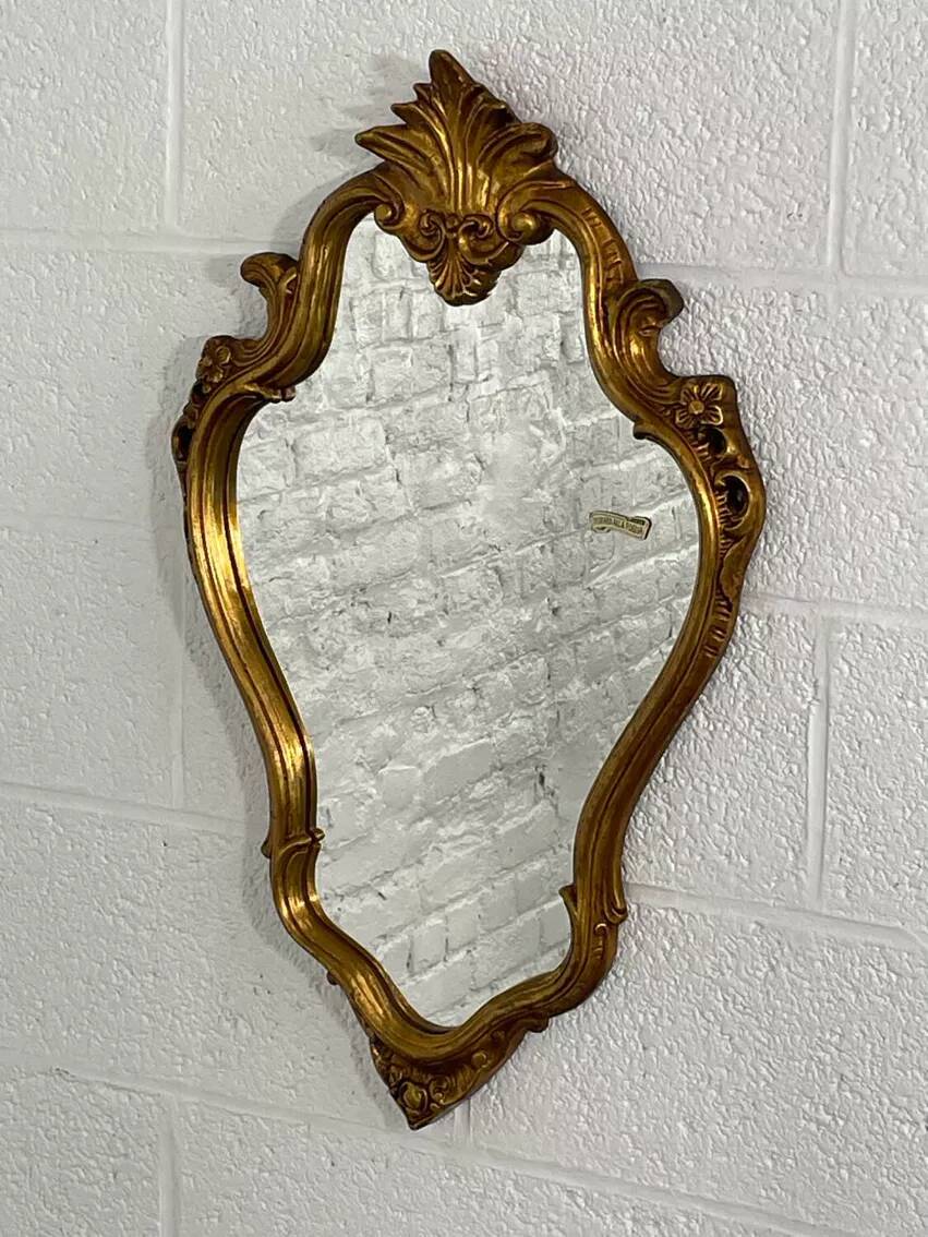 Vintage golden mirror