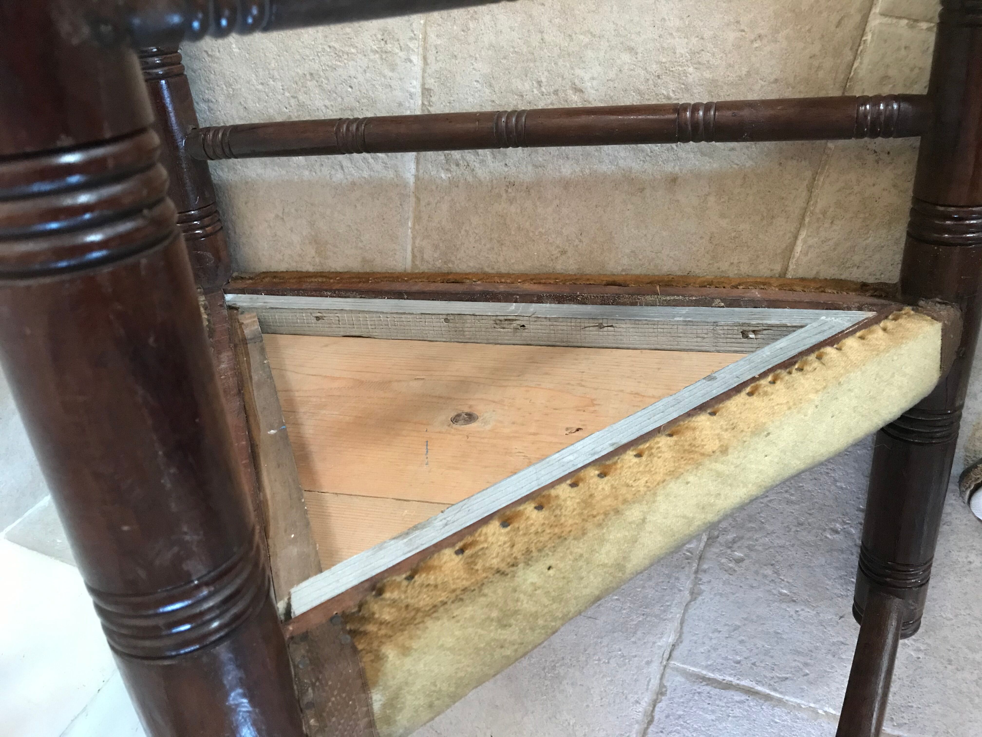 Tripod armchair early 20th Century Breton movement