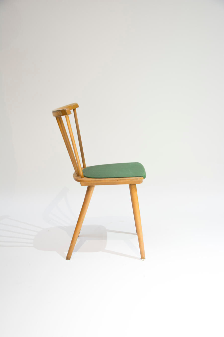 Vintage chair bars green seat