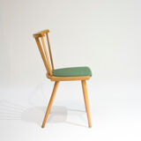 Vintage chair bars green seat