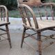 Pair of English captain's armchairs