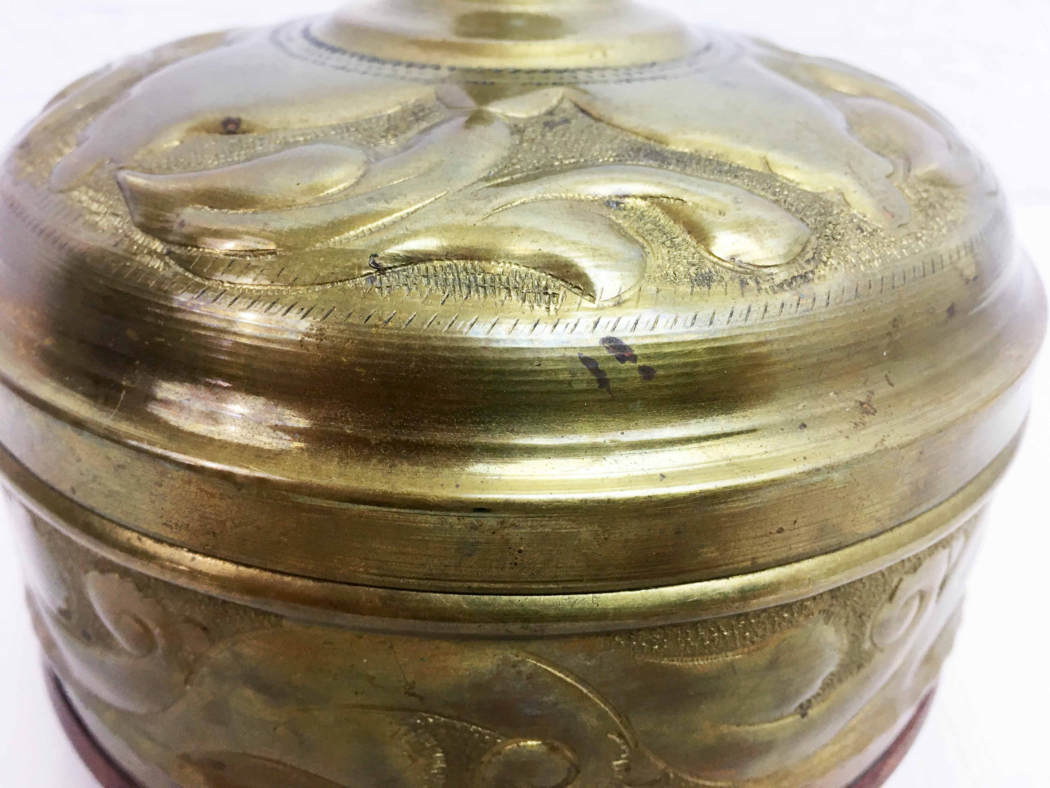 Vintage brass candy maker