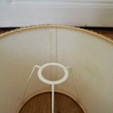 Vintage beige jute lampshade H14cm