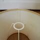 Vintage beige jute lampshade H14cm