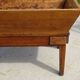 Rustic kneading trough in solid oak, removable lid and base.