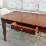 Solid walnut bistro table.