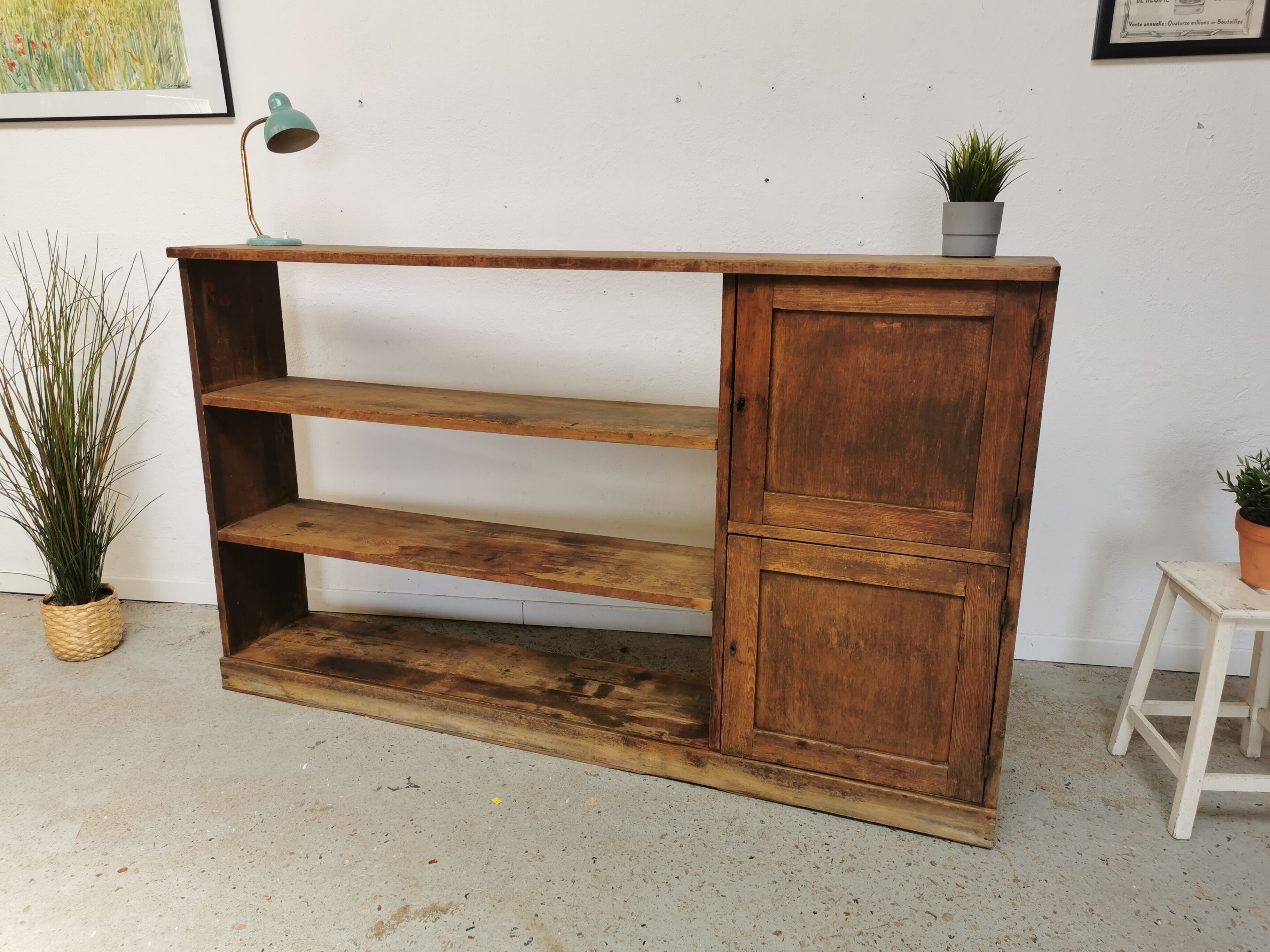 Meuble de métier étagère 1950