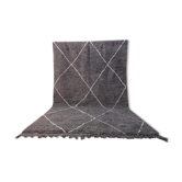 Tapis beni ourain gris  305x194 cm
