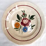 Set de 10 assiettes plates Sarreguemines, modèle Chatenois