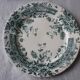 3 plates saline iron earth faience