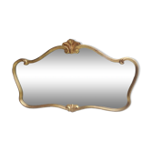 Old large golden mirror