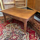 Table basse un tiroir bois vintage ep 50/60