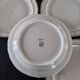 Bernardaud in Limoges - Set of 6 flat plates - Louis XV model