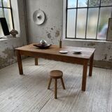 Farmhouse table in elm and pine 2m