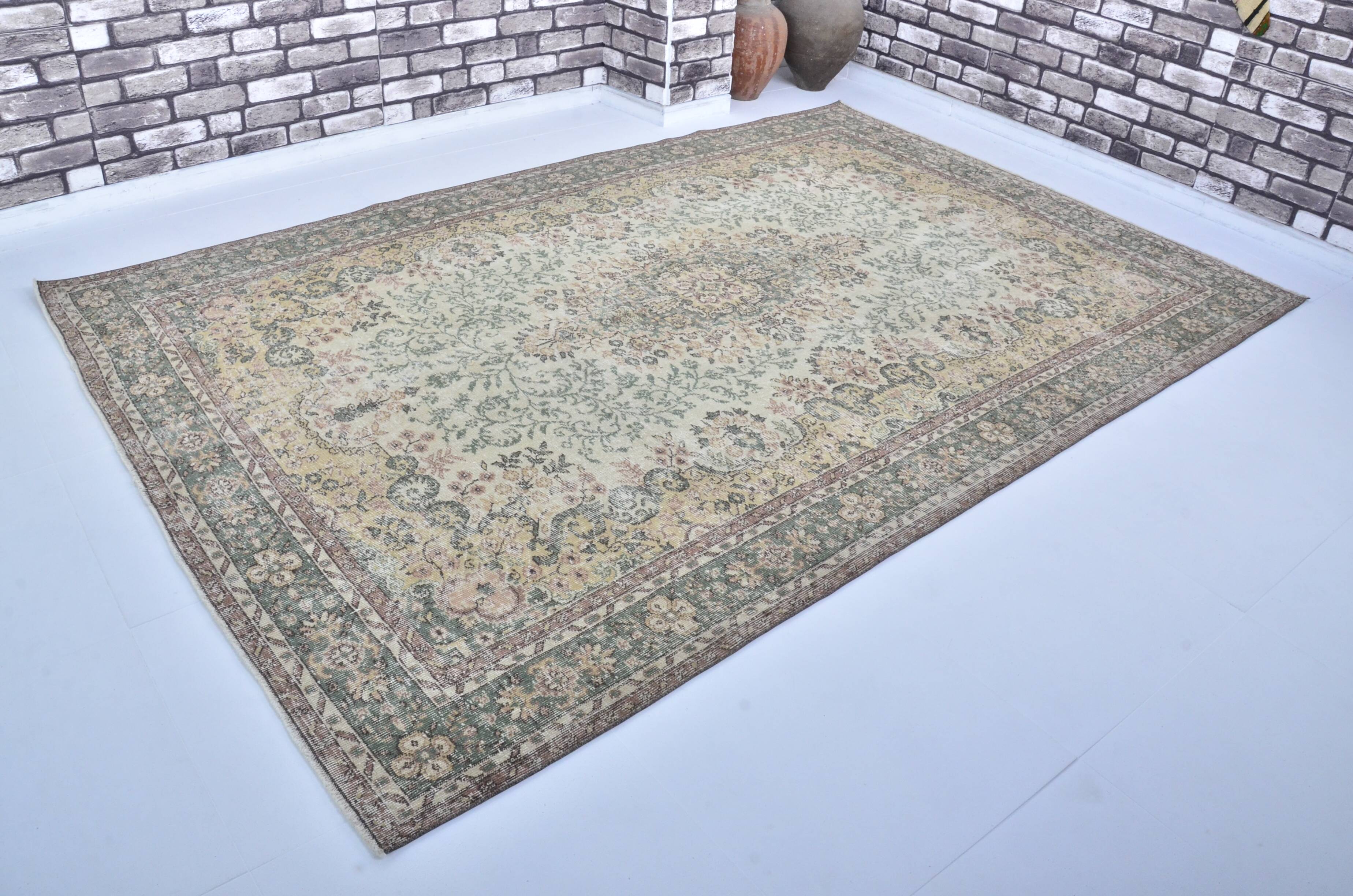 Nomadic Turkish Handknotted Floral Rug sku 3255