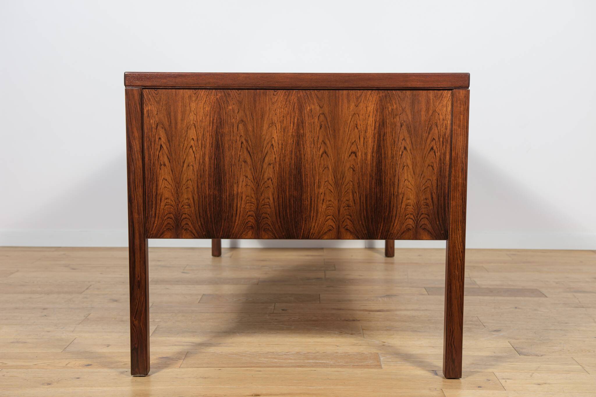 Mid-Century Model 77 Freestanding Desk in Teak from Omann Jun, 1960s