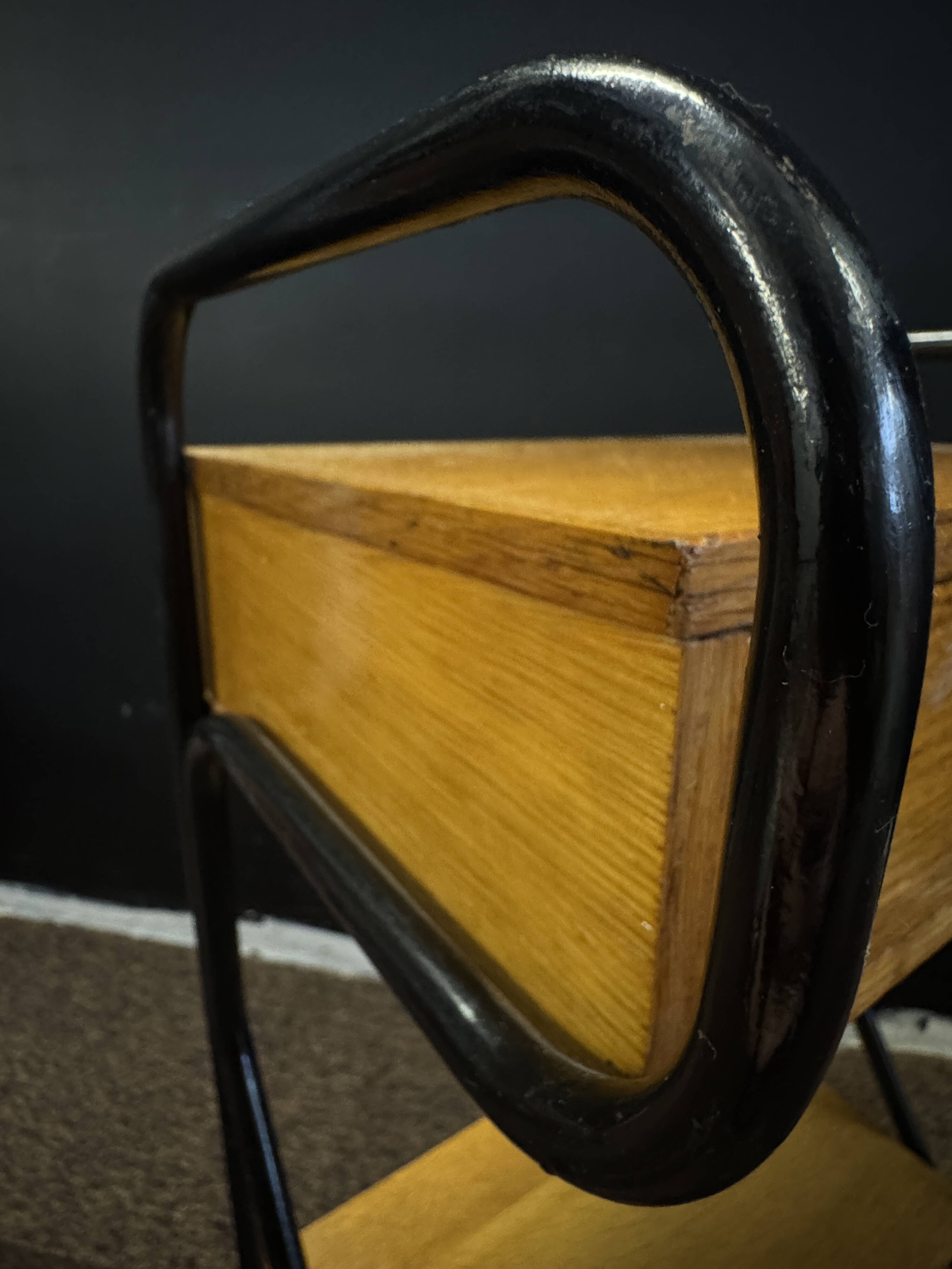 Vintage bedside table by Jacques Hitier – 1950s