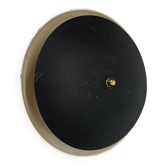 unique round metal Gino Sarfatti Style Ceiling Wall Light Flushmount Italy 1950s