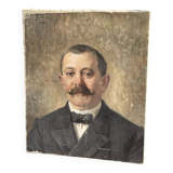 Portrait of an elegant noble signed eug bertrand 1921
