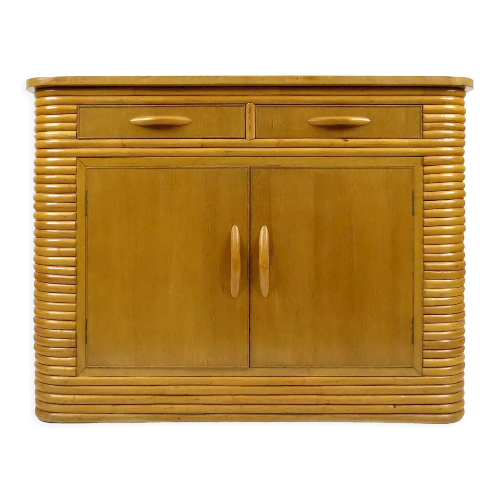 Bamboo sideboard, 1960s