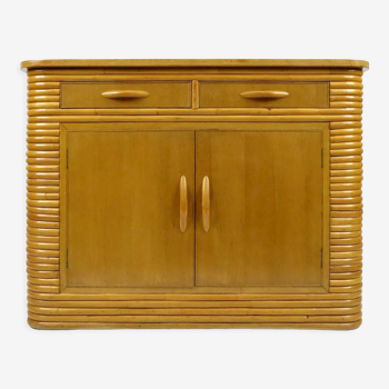 Bamboo sideboard, 1960s