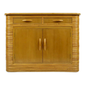 Bamboo sideboard, 1960s