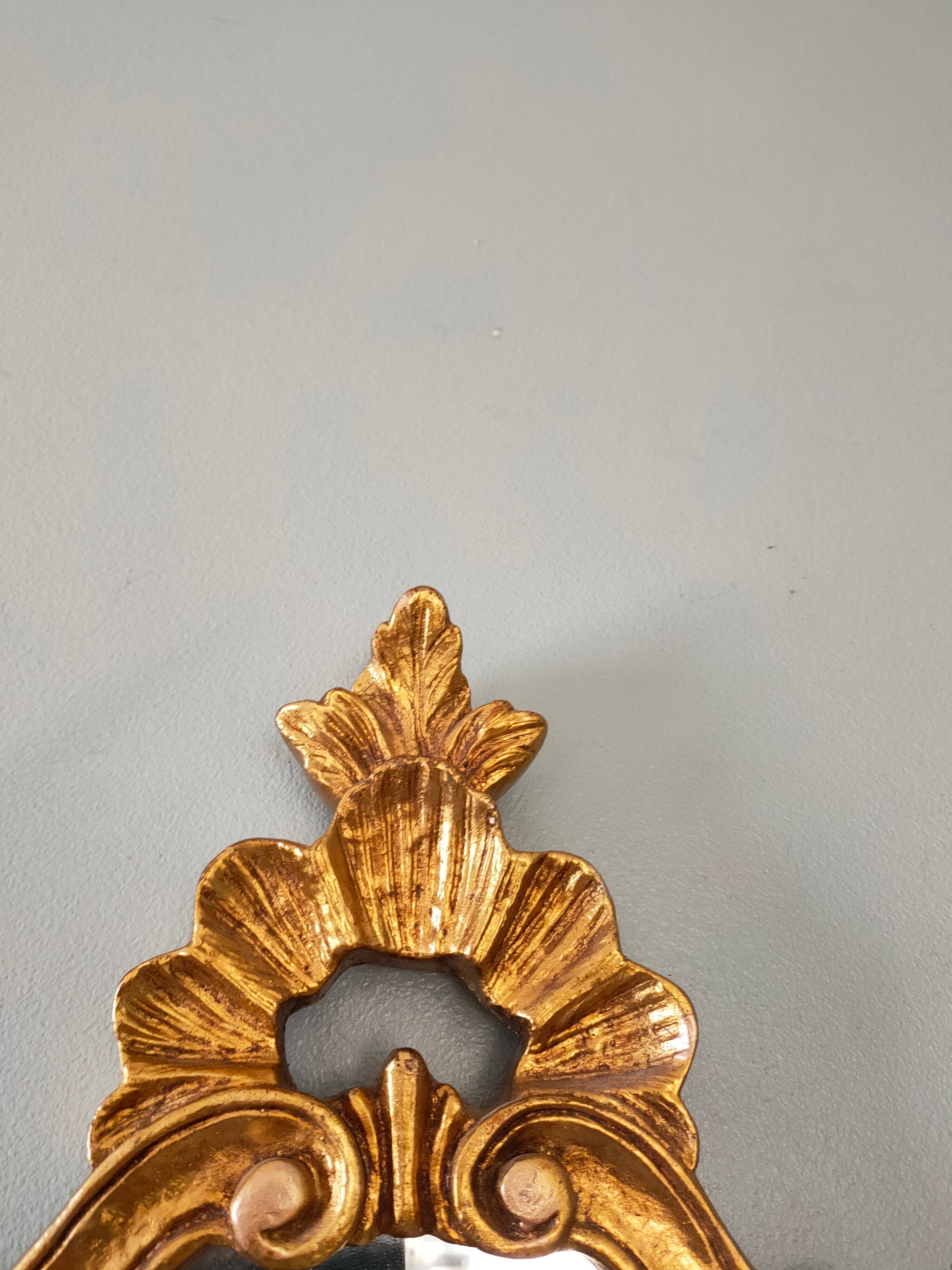 Gilded style mirror, 46x28 cm