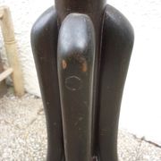 Old curved wood parrot coat holder