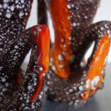 Pair of Fat Lava Vallauris vases from the 1950s