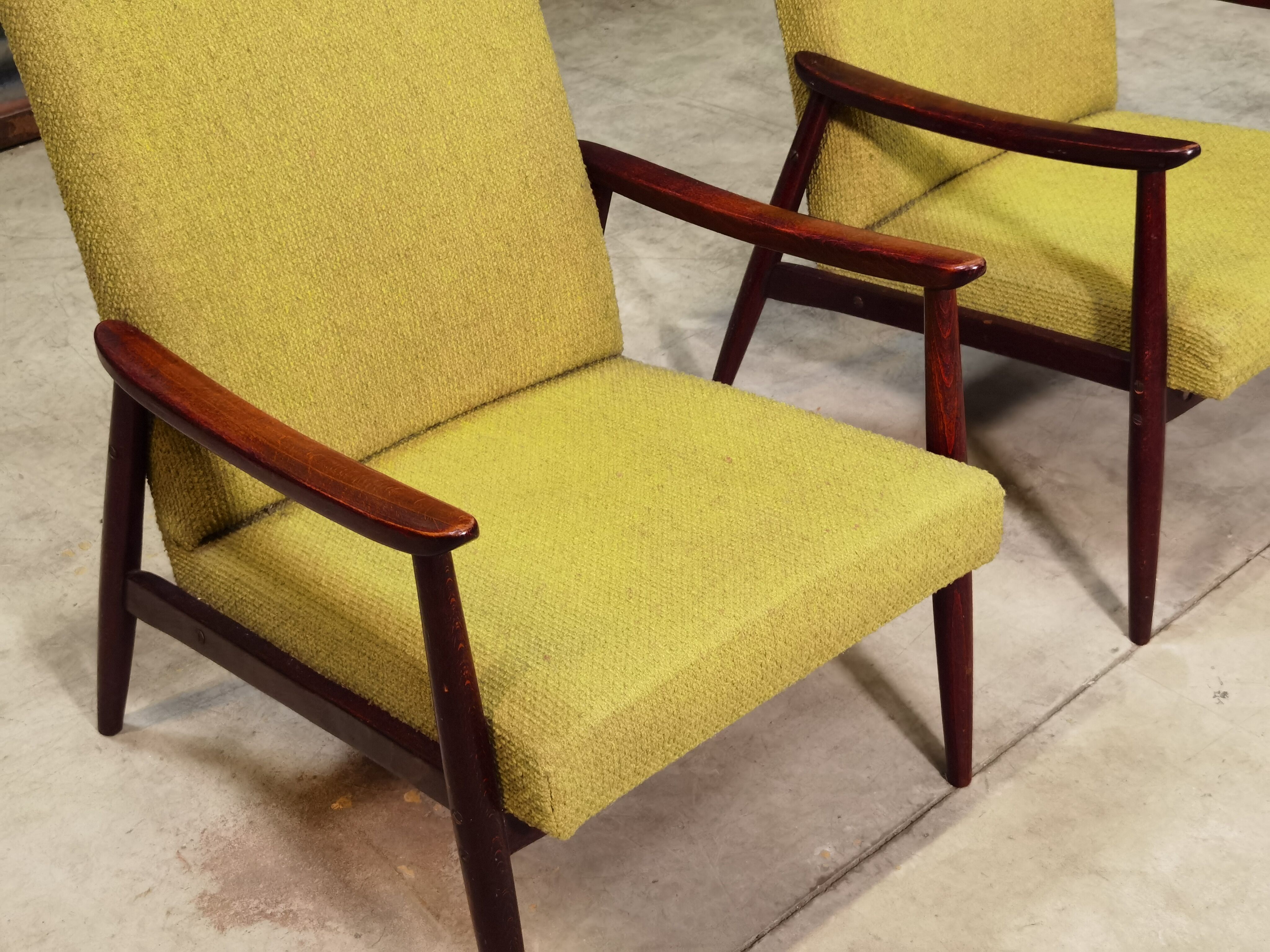Paire de fauteuil Jitona Soběslav 1960