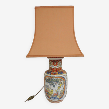 Vase lampe Chinoiserie en Céramique