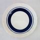 6 white and blue dessert plates, Italy