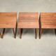 Kai Kristiansen Cube No. 33 Interlocking Nesting Tables in Walnut, Denmark