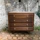 Vintage chest of drawers with splayed legs