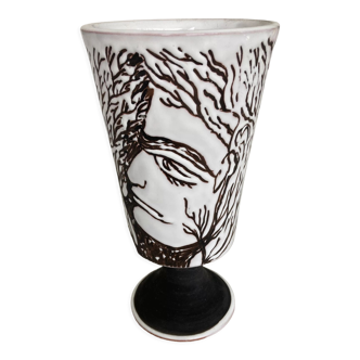 Vase Jean Marais poterie de Vallauris