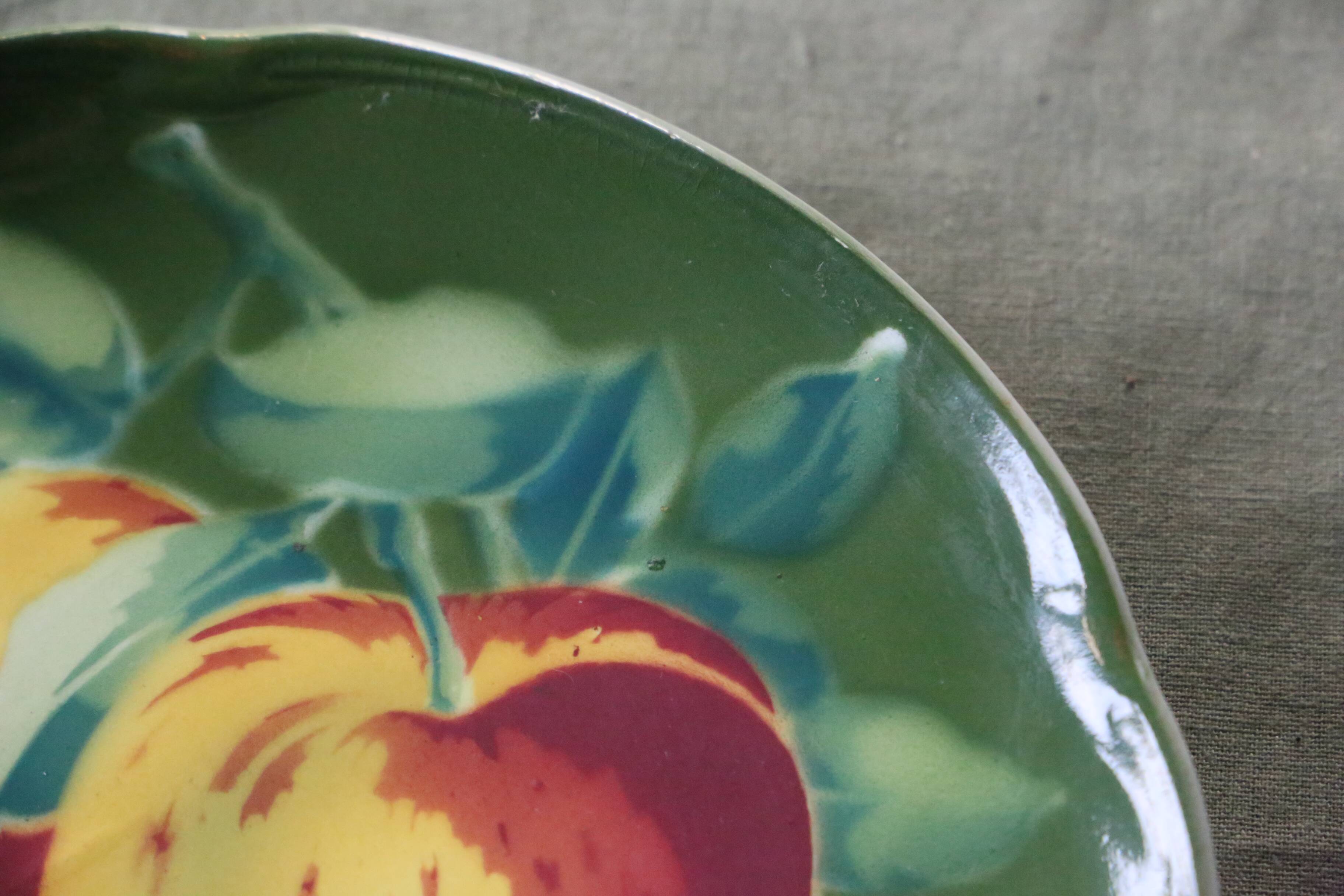 Lunevile earthenware plate