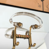 Mirror - venetian art-deco coat holder 126x193cm