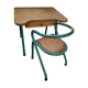 Ensemble chaise par Jacques Hitier et bureau Mullca